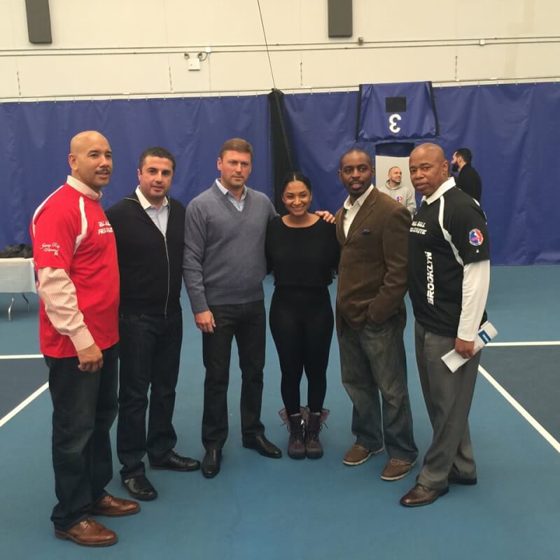 Politicians Play in Handball Tournament at MatchPoint NYC